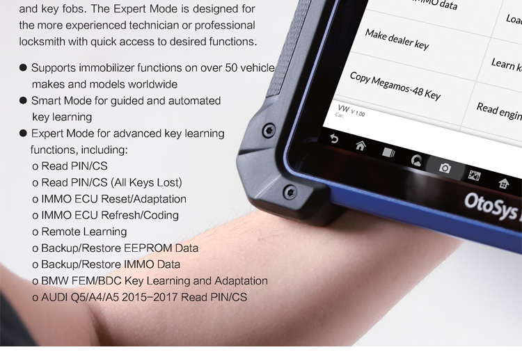 Auro OtoSys IM600 Diagnostic Key Programming and ECU Coding Tool Update Online Same as Autel MX808IM